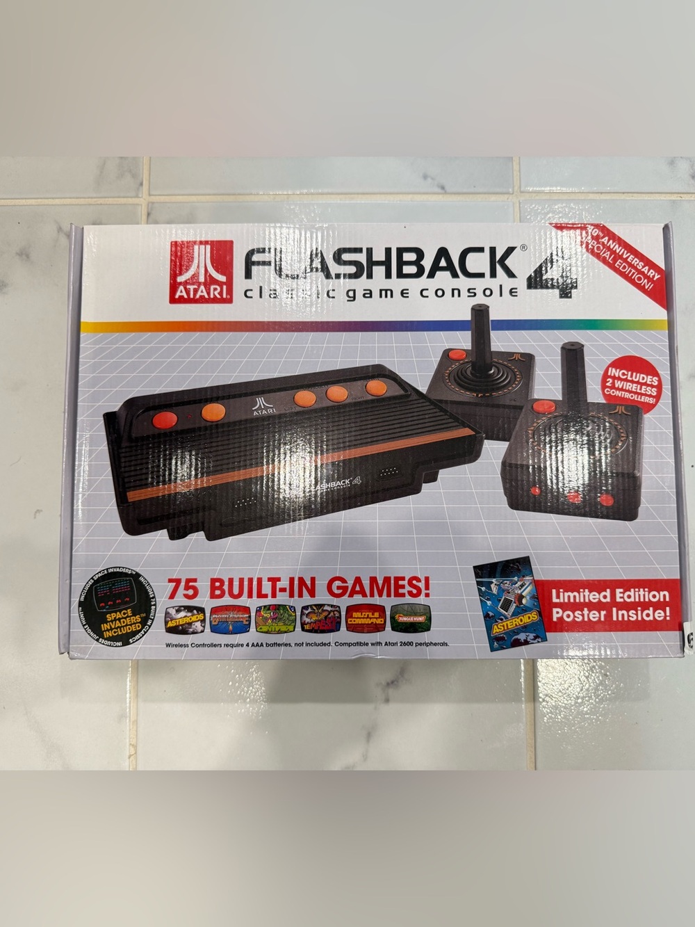 Atari Flashback 4 Classic Game Console - Black